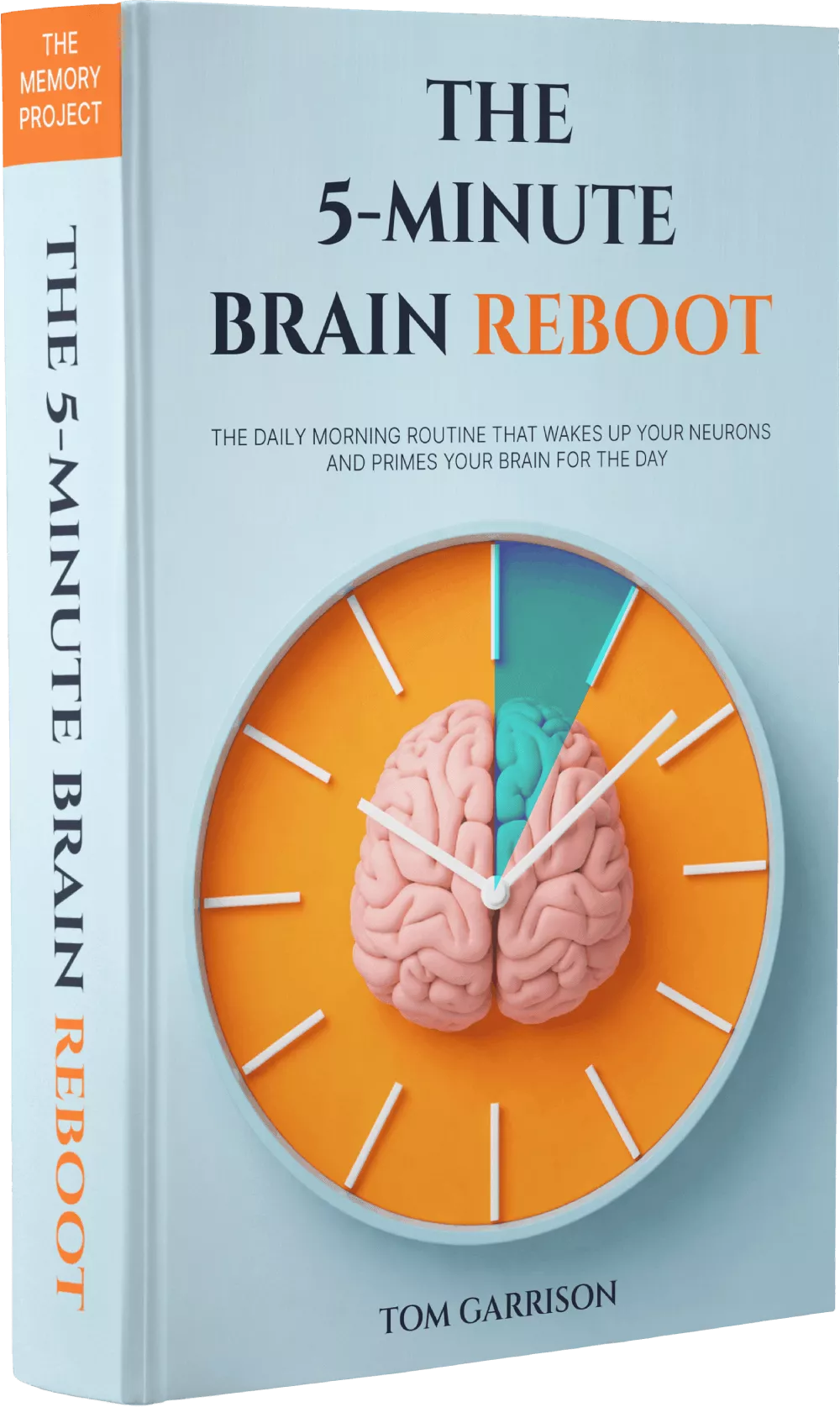 The 5-Minute Brain Reboot ebook cover, a morning routine guide