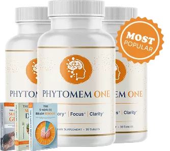 Phytomem One 3 bottle advanced package with 3 free bonus ebooks