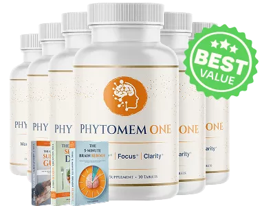 Phytomem One 6 bottle ultimate package with 3 free bonus ebooks